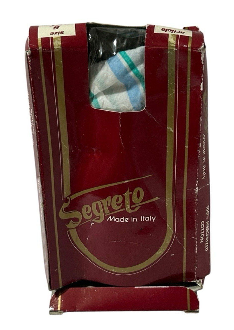 Vintage Segreto Men's Underwear 80's Made in Italy Rare New in Box READ